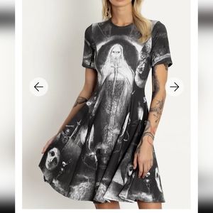 Redon's apocalypse Longline Evil Tee dress